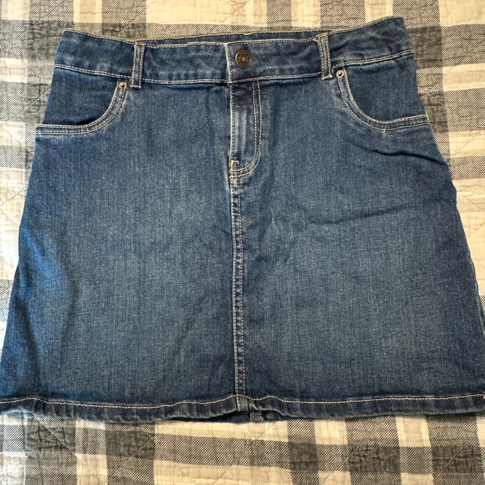 Old Navy Blue Denim Skirt for Girls Size 12